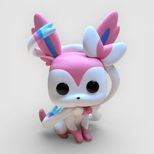 Funko Pop! Games Pokemon Sylveon #857 Vinyl Figure Fairy Eevee Evolution Loose